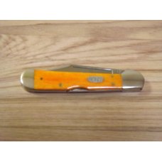 Case 1998 Orange Smooth Bone Large Copperlock Case 1998 Orange Smooth Bone Large Copperlock