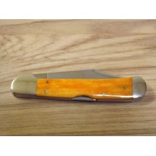 Case 1998 Orange Smooth Bone Large Copperlock Case 1998 Orange Smooth Bone Large Copperlock