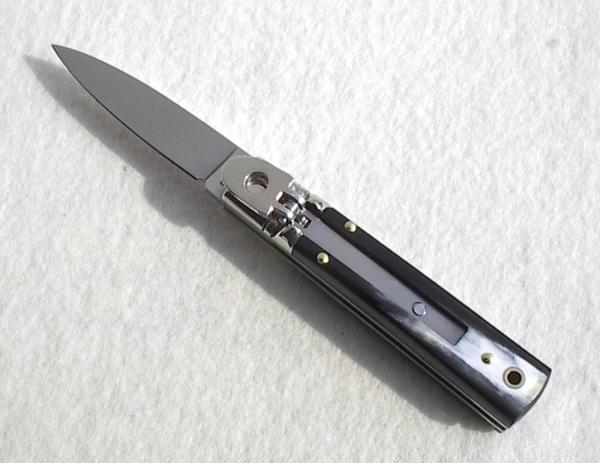NEW A.G.A. CAMPOLIN MANIAGO ITALY CLASSIC 6" SLIMLINE LEVERLOCK GENUINE BRAZILIAN HORN