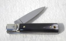 NEW A.G.A. CAMPOLIN MANIAGO ITALY CLASSIC 6" SLIMLINE LEVERLOCK GENUINE BRAZILIAN HORN