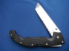 Cold Steel 29AXT XL Voyager Tanto Folding Knife 5.5" Japanese AUS-10A Stonewashed Plain Blade. Cold Steel 29AXT XL Voyager Tanto Folding Knife 5.5" Japanese AUS-10A Stonewashed Plain Blade.