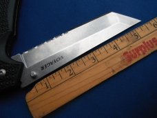 Cold Steel 29AXT XL Voyager Tanto Folding Knife 5.5" Japanese AUS-10A Stonewashed Plain Blade. Cold Steel 29AXT XL Voyager Tanto Folding Knife 5.5" Japanese AUS-10A Stonewashed Plain Blade.