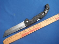 Cold Steel 29AXT XL Voyager Tanto Folding Knife 5.5" Japanese AUS-10A Stonewashed Plain Blade. Cold Steel 29AXT XL Voyager Tanto Folding Knife 5.5" Japanese AUS-10A Stonewashed Plain Blade.