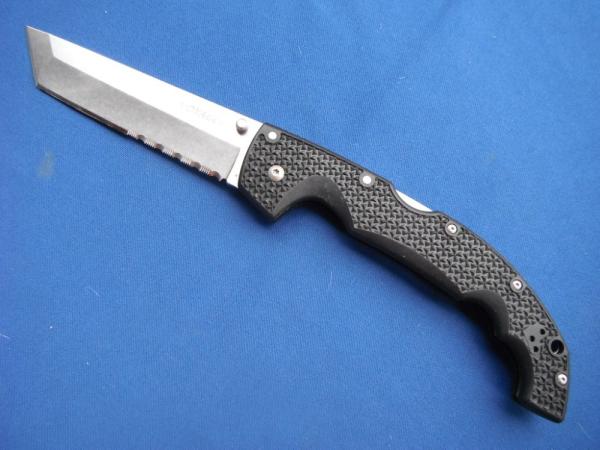 Cold Steel 29AXT XL Voyager Tanto Folding Knife 5.5" Japanese AUS-10A Stonewashed Plain Blade. Cold Steel 29AXT XL Voyager Tanto Folding Knife 5.5" Japanese AUS-10A Stonewashed Plain Blade.
