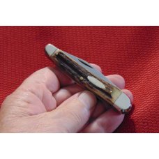 MINT CONDITION HOFFRITZ ROSTFREI SOLINGEN ( H.F. IN A CIRCLE ) GENUINE STAG HALF WHITTLER MINT CONDITION HOFFRITZ ROSTFREI SOLINGEN ( H.F. IN A CIRCLE ) GENUINE STAG HALF WHITTLER