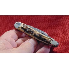 MINT CONDITION HOFFRITZ ROSTFREI SOLINGEN ( H.F. IN A CIRCLE ) GENUINE STAG HALF WHITTLER MINT CONDITION HOFFRITZ ROSTFREI SOLINGEN ( H.F. IN A CIRCLE ) GENUINE STAG HALF WHITTLER