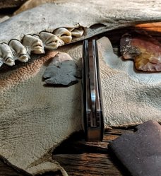STONE HANDMADE KNIVES - Slimline Native - African Black Wood Handles - NEW STONE HANDMADE KNIVES - Slimline Native - African Black Wood Handles - NEW