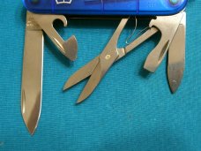 VICTORINOX CLIMBER 53386 SAPPHIRE BLUE SAK SWISS ARMY CAMP FOLDING POCKET KNIFE KNIVES OLD