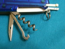 VICTORINOX CLIMBER 53386 SAPPHIRE BLUE SAK SWISS ARMY CAMP FOLDING POCKET KNIFE KNIVES OLD