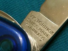VICTORINOX CLIMBER 53386 SAPPHIRE BLUE SAK SWISS ARMY CAMP FOLDING POCKET KNIFE KNIVES OLD