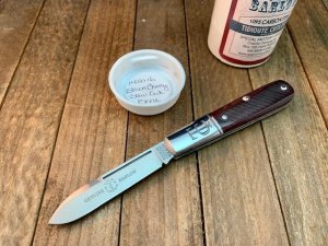 Great Eastern Cutlery SFO Charlie Champagna TC Barlow Black Cherry Saw Cut Bone