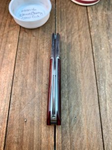 Great Eastern Cutlery SFO Charlie Champagna TC Barlow Black Cherry Saw Cut Bone Great Eastern Cutlery SFO Charlie Champagna TC Barlow Black Cherry Saw Cut Bone