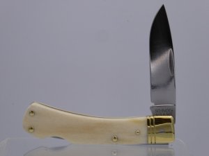Schrade Old Timer 5OT with Smooth Natural Colored Bone Handles and a New Blade