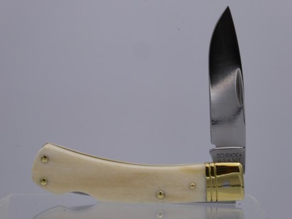Schrade Old Timer 5OT with Smooth Natural Colored Bone Handles and a New Blade Schrade Old Timer 5OT with Smooth Natural Colored Bone Handles and a New Blade