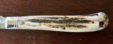 Great Eastern Cutlery Northfield 488117 Weasel, Nice Sambar Stag Handle, (GEC 48), Light Use Great Eastern Cutlery Northfield 488117 Weasel, Nice Sambar Stag Handle, (GEC 48), Light Use