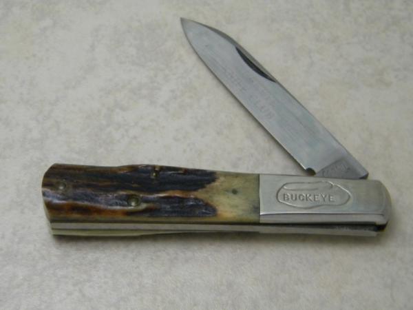 Bob Cargill Stag Barlow Knife - Buckeye Knife Club 1978