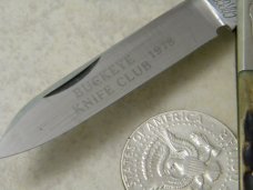 Bob Cargill Stag Barlow Knife - Buckeye Knife Club 1978