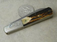 Bob Cargill Stag Barlow Knife - Buckeye Knife Club 1978