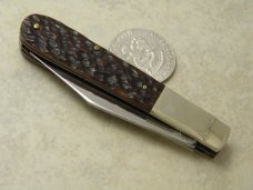 F.A. Bower Dist. Co. Solingen Germany #35 Bone Stepped Bolster Barlow Knife