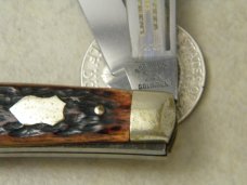 Bob White Cutlery (Fight'n Rooster?) Germany Bone Santa Fe Vol. Fire Dept. Stockman Knife 1983 Bob White Cutlery (Fight'n Rooster?) Germany Bone Santa Fe Vol. Fire Dept. Stockman Knife 1983