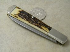 Cripple Creek Bob Cargill Stag 24 Bolster Lock Knife 