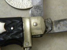 Ibberson Made in England Rough Black Ferrier Sportsman Knife