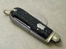Ibberson Made in England Rough Black Ferrier Sportsman Knife