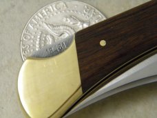 Puma Germany Wood 960 Puma Cub Stainless Lockback Knife c.1984 Puma Germany Wood 960 Puma Cub Stainless Lockback Knife c.1984