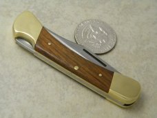 Puma Germany Wood 960 Puma Cub Stainless Lockback Knife c.1984 Puma Germany Wood 960 Puma Cub Stainless Lockback Knife c.1984