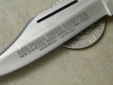 Puma Germany Wood 965 Puma Deer Hunter Stainless Lockback Knife c.1972 Puma Germany Wood 965 Puma Deer Hunter Stainless Lockback Knife c.1972
