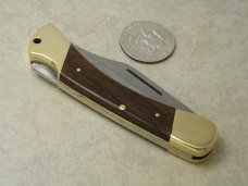 Puma Germany Wood 965 Puma Deer Hunter Stainless Lockback Knife c.1972 Puma Germany Wood 965 Puma Deer Hunter Stainless Lockback Knife c.1972