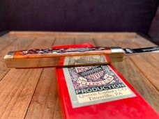 Robeson by Queen Amber Bone Stag Doctor’s Knife with Spatula 1 of 200 Robeson by Queen Amber Bone Stag Doctor’s Knife with Spatula 1 of 200