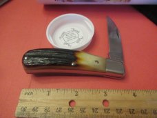 Tuna Valley Phoenix Jack Genuine India Amber Stag W/154CM  1 of 50 