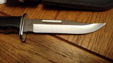 Buck 119 U.S.A. Fixed Blade Hunting Knife W/Black Leather Sheath  NIB