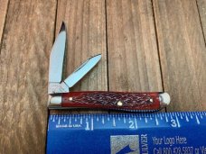 Schatt and Morgan Peanut Crimson Red Rock Bass Jigged Bone Schatt and Morgan Peanut Crimson Red Rock Bass Jigged Bone