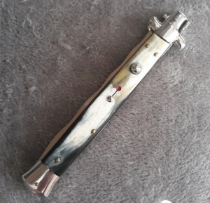 13" Kris Stiletto Italy Horn Scales excellent/NOS!