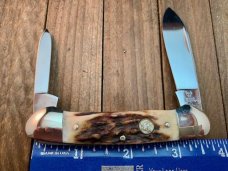 Hen and Rooster Stag Canoe Bertram Cutlery Solingen Germany Made Hen and Rooster Stag Canoe Bertram Cutlery Solingen Germany Made