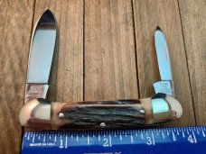 Hen and Rooster Stag Canoe Bertram Cutlery Solingen Germany Made Hen and Rooster Stag Canoe Bertram Cutlery Solingen Germany Made