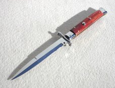  NOS 1980's EXOTIC ROSEWOOD 11" BAYONET SWING GUARD LOCK BACK MANIGO ITALY - LAST ONE