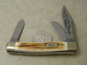 Bulldog Brand Germany Stag 1982 Old Dominion Knife Collector's Assoc. Stockman Knife