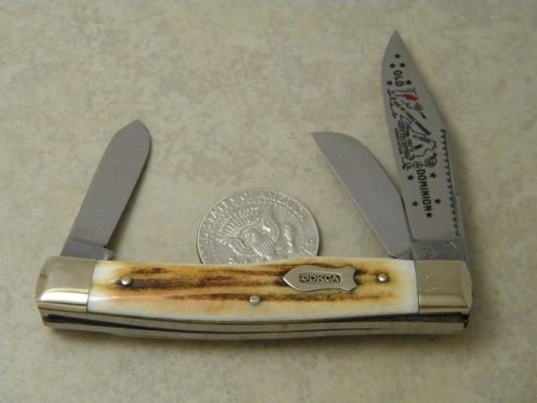 Bulldog Brand Germany Stag 1982 Old Dominion Knife Collector's Assoc. Stockman Knife Bulldog Brand Germany Stag 1982 Old Dominion Knife Collector's Assoc. Stockman Knife