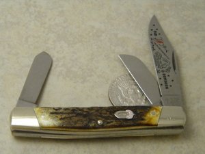 United Boker Germany Stag 1987 Old Dominion Knife Collector's Assoc. Stockman Knife