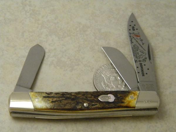 United Boker Germany Stag 1987 Old Dominion Knife Collector's Assoc. Stockman Knife