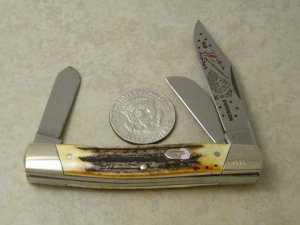 United Boker Germany Stag "1987 Old Dominion Knife Collectors Association" Stockman Knife