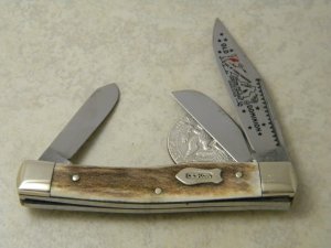 Bulldog Brand Germany Stag 1982 Old Dominion Knife Collector's Assoc. Stockman Knife