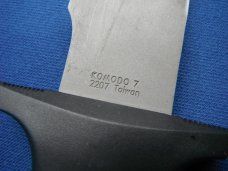 DISCONTINUED Large  CRKT KOMODO 7 / 2207 COMBAT TANTO KNIFE W/ SHEATH 