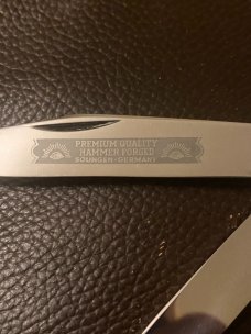 German 4 Eyes Solingen Gernany Premium Quality Hammer Forged With The Blades Plus Gernan Eye Sheild 