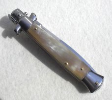 NEW 9" FRANK B. FRENCH BOVINE HORN ITALIAN STILETTO