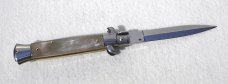 NEW 9" FRANK B. FRENCH BOVINE HORN ITALIAN STILETTO