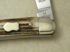 Kissing Crane Robt Klaas Solingen Germany Stag "Reproduction Circa 1901" No. 1 Half Whittler Knife